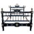 French Black Ebonized Bed With Bronze Mounts and Candle Holder , Signed For Sale - Image 13 of 13