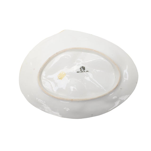 Nautical Antique Union Porcelain Works Marine Themed Oyster Plate For Sale - Image 3 of 11