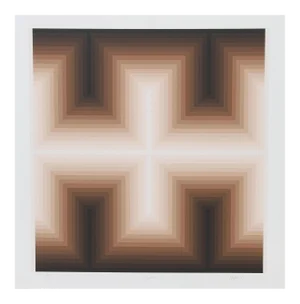 Jurgen Peters, "Infinitive", Op Art Serigraph