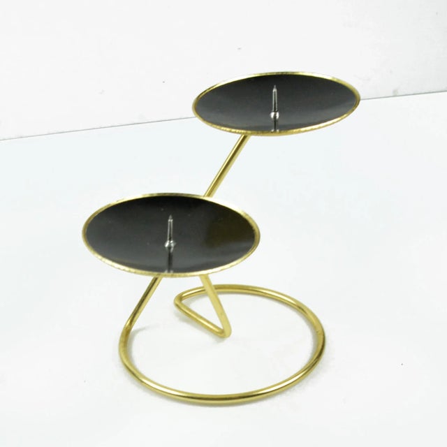1970s Space Age Style Candlestick, Belgium For Sale - Image 9 of 11