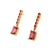 Rubellite Tourmaline Ruby Earrings 14k Gold 1.25 TCW Certified For Sale - Image 12 of 18