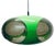 Vintage UFO Ceilings Lamp in Green from Massive Belgium, 1970s For Sale