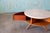 1950s 1953 Attributed Vladimir Kagan for Kagan Dreyfus Revolving Table Marble Cherry For Sale - Image 5 of 16