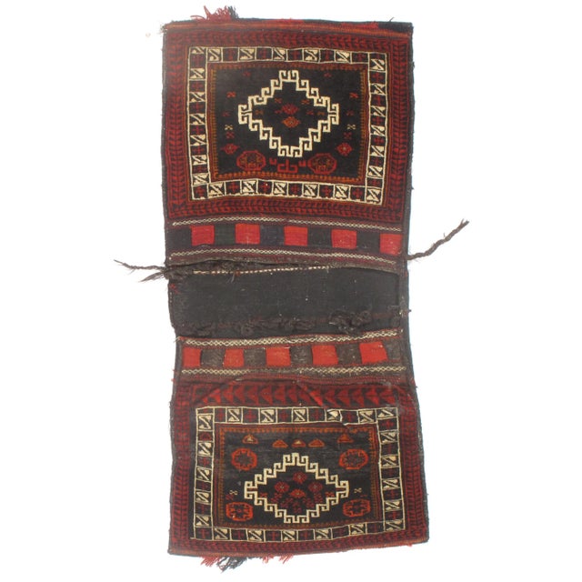 Vintage Persian Saddlebag - 2'2" X 4'10" For Sale