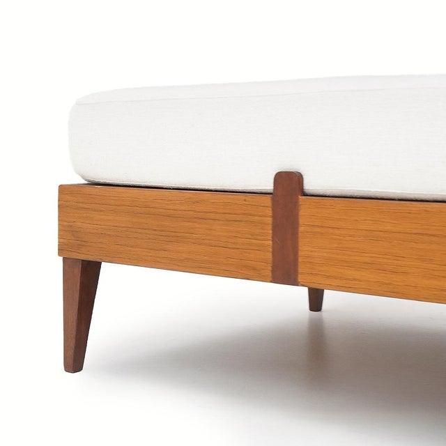 Vintage Daybed with Wooden Frame, 1950s For Sale - Image 12 of 15