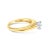 Contemporary One Quarter Carat Diamond Engagement Ring, Size 8 For Sale - Image 3 of 3