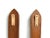 Mid 20th Century Tall Solid Wood Hand Carved Fork and Spoon With Elephant Motif Handles - 2 Pieces For Sale - Image 9 of 12