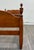 Wood Vintage Twin Size Federal Style Empire Style American Tiger Maple Bed For Sale - Image 7 of 10
