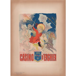 J. Chéret, Casino d'Enghien from Les Maîtres de L'Affiche, 1898, Original Lithograph For Sale