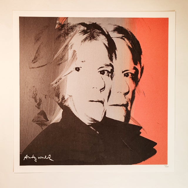 Andy warhol "self-portrait" limited numbered edition lithograph by cmoa. license: andy warhol ltd enterprise. limited...