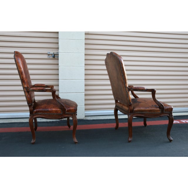 Vintage Pair of Bergère Chairs, Circa 1900 For Sale - Image 13 of 18