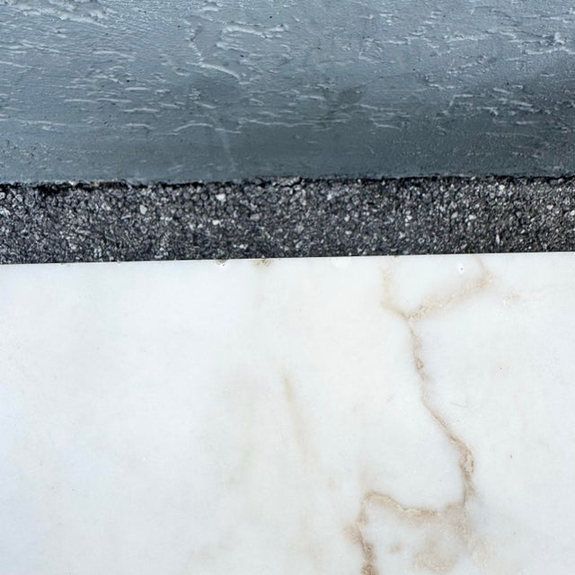 Neoclassical Portuguese Marble Top Wooden Side Tables - A Pair For Sale - Image 10 of 10