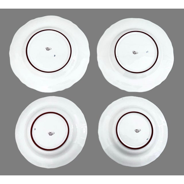 White Late 20th Century Herend Village – Lattice Hill Dinner & Soup - 4 pcs For Sale - Image 8 of 12