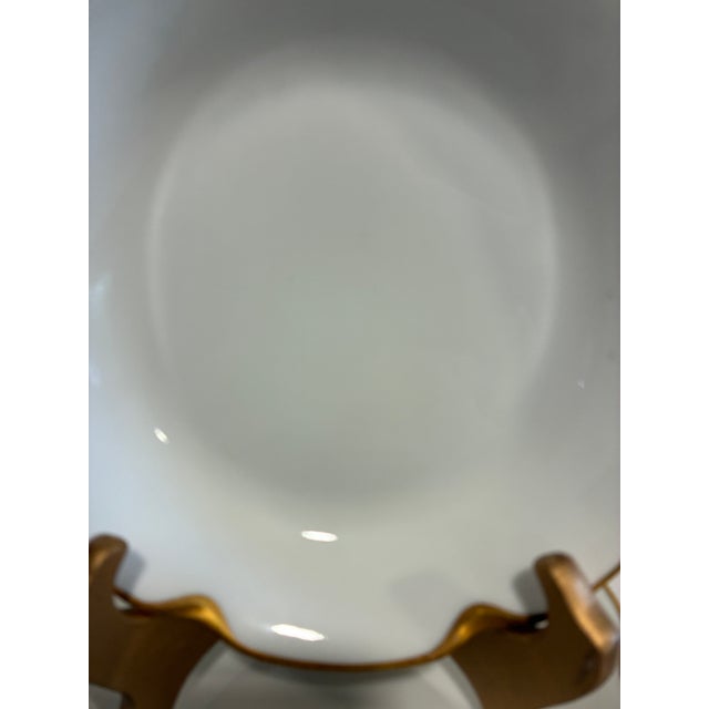 Early 21st Century Antique Haviland & Co. Limoges Gold Scalloped Rim Bowls, Set of 10, France For Sale - Image 5 of 12