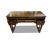 Chinese 1980s Asian Dark Brown Panel Legs Writing Desk For Sale - Image 3 of 4