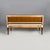 1940s Art Deco Italian Bench in Wood and White Leather, 1940s For Sale - Image 5 of 18