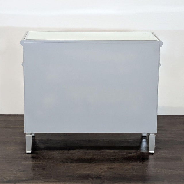 Worlds Away Three Drawer Mirrored Chest/Nightstand For Sale In San Francisco - Image 6 of 11
