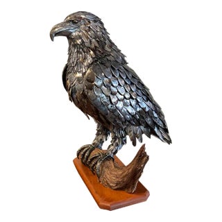 Eagle Sculpture in Metal, 2023 by Joseph P. Calkins For Sale