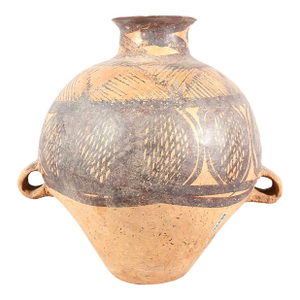 Chinese Neolithic Painted Ovoid Pottery Jar, Machang Period #10