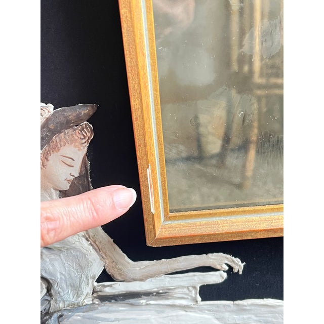 Vintage Neoclassical Figurative Wall Mirror For Sale In Milwaukee - Image 6 of 10