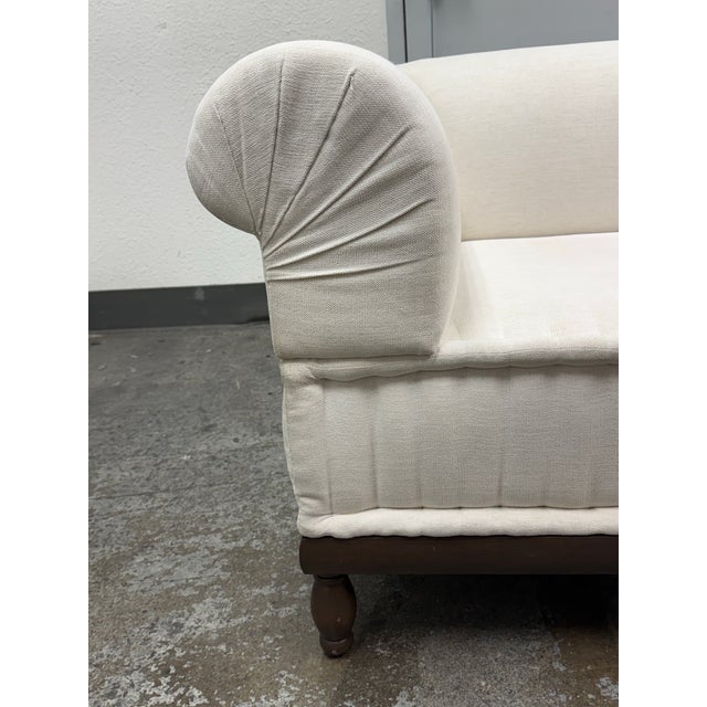 Textile Dmitriy & Co. Brampton Pleated Sofa For Sale - Image 7 of 12