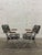 Wood Set of 4 Vintage 1970’s Daystrom Chrome Tubular Dining Chairs With Wooden Armrests For Sale - Image 7 of 14