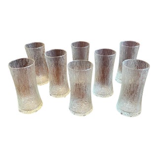 Mid 20th Century Mid-Century Iittala "Ultima Thule" Drinking Glasses by Tapio Wirkkala - Set of 8 For Sale
