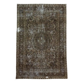 Vintage Middle Eastern Hand-Knotted Rug For Sale