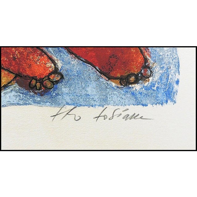 Expressionism Mid 20th Century Le Biquette, Theo Tobiasse For Sale - Image 3 of 5