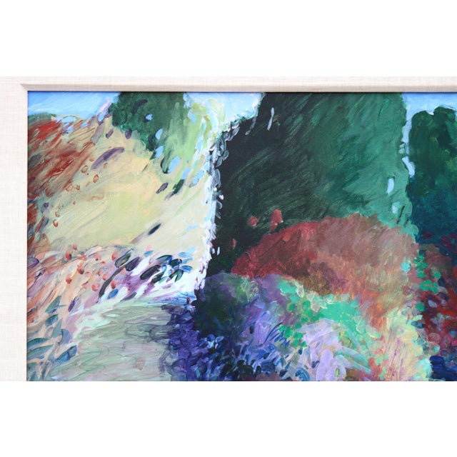 1989 Alberta Cifolelli the Way Landscape Painting Acrylic on Linen One-of-a-Kind For Sale - Image 12 of 18