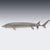 1960s 20th Century Elizabeth II Silver Sturgeon-Form Caviar Server from Asprey & Co, 1965, Set of 2 For Sale - Image 5 of 18