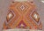 Orange 1960's Bohemian Kilim - 66" X 95" For Sale - Image 8 of 8
