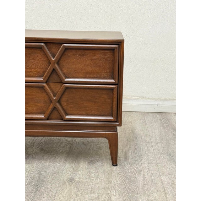 Pair of Mid Century Modern Nightstands For Sale - Image 11 of 11