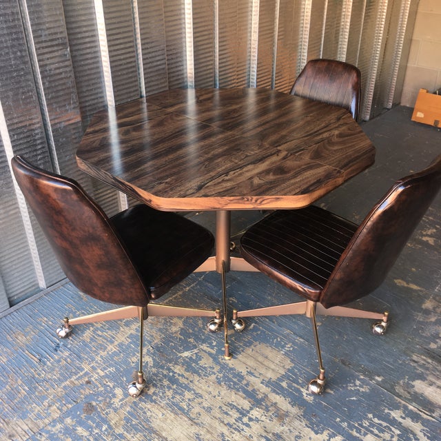 1960s MidCentury Modern B. Brody Seating Octagonal Table
