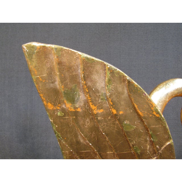 Gold Leaf Swan Sculpture For Sale - Image 9 of 12