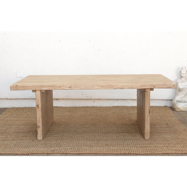 The Bastide, 84" Reclaimed Wood Tavern Table For Sale - Image 15 of 16