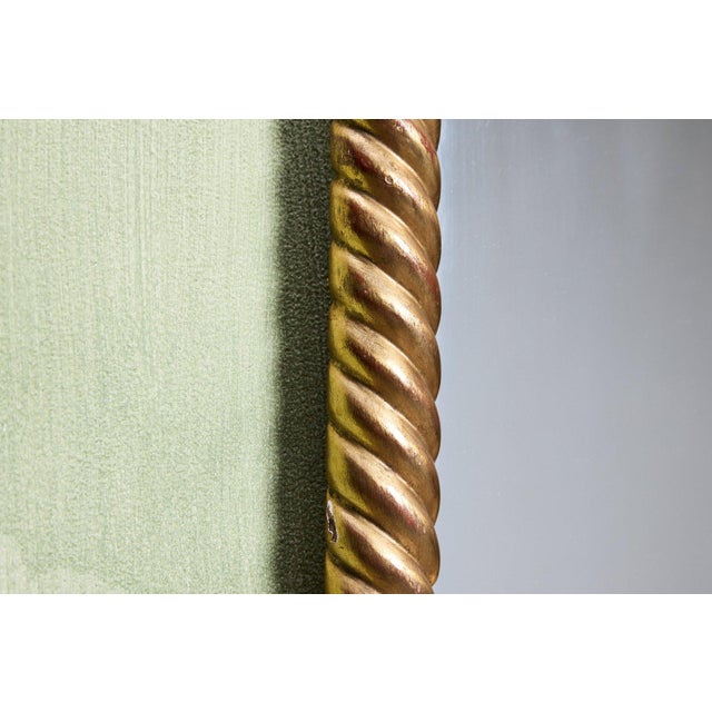 French Braided Gilt Mirror For Sale - Image 9 of 9