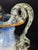 Vintage Italian Hand-Painted Majolica Mythological Vases, 1800s, Set of 2 For Sale - Image 12 of 18
