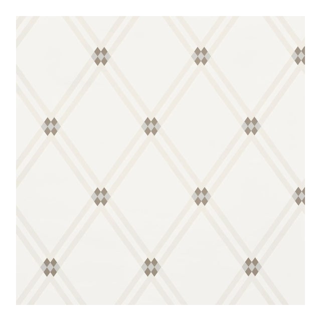Sample - Schumacher X David Oliver Asolo Wallpaper in Clay For Sale
