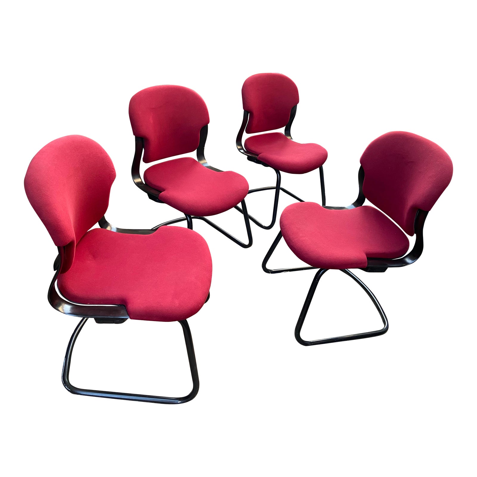 1990s Herman Miller Vintage Mid Century Modern Equa Waiting Room Office ...