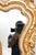 Small Italian Rococo-Style Gold Leaf Mirror For Sale In West Palm - Image 6 of 6