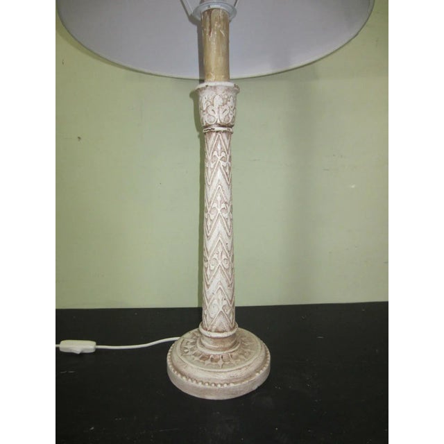 Restored Wooden Lamp, in Restored conditions. Designed 1920 to 1949 European Plug (up to 250V).The wiring of this item may...