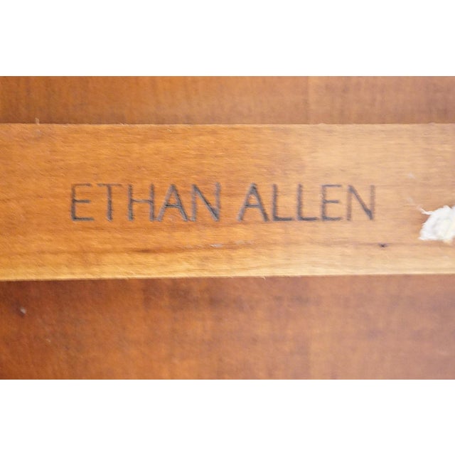 Ethan Allen Georgian Court Collection Solid Cherry Traditional Style 96" Dining Table 11-6094 For Sale - Image 11 of 12