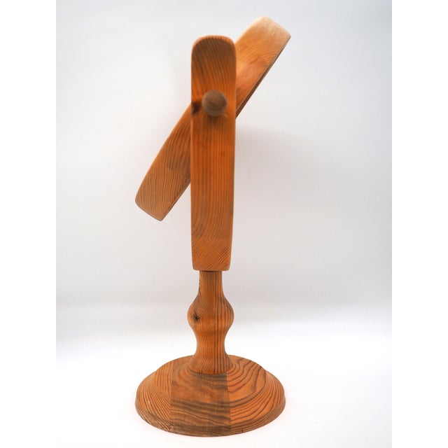 Swedish Rustic Pine Mirror, 1970s For Sale - Image 6 of 12