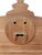 Brown Bocca Della Verita Double Bed by Mario Ceroli for Poltronova, Italy, 1970s For Sale - Image 8 of 9