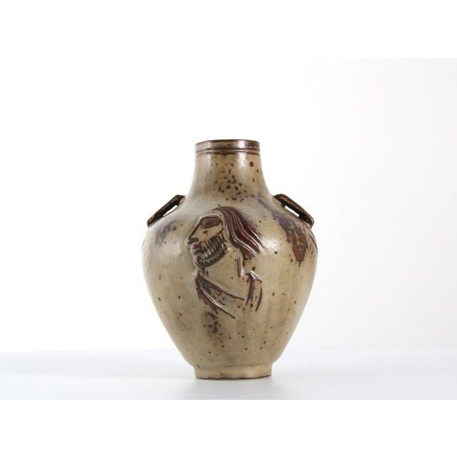 Scandinavian Ceramic Vase by Jais Nielsen for Royal Copenhagen, 1949 For Sale - Image 9 of 9