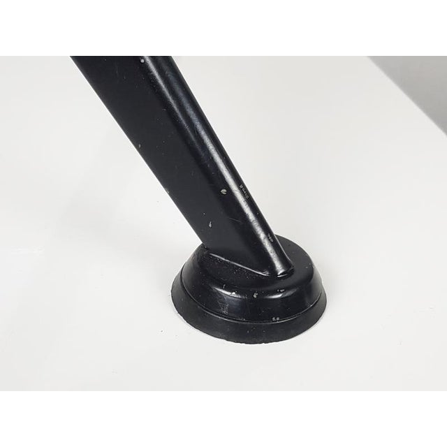 Chrome-Plated Metal and Skai Swivel Stool from Velca, 1970s For Sale - Image 12 of 16