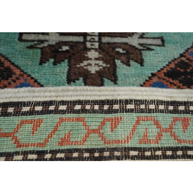 Vintage Caucasian Rug 3'6'' X 6'9'' For Sale - Image 11 of 12
