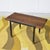 Wood Italian Teak Bench on Lacquered Iron Structure and Brass Feet, 1960s For Sale - Image 7 of 7