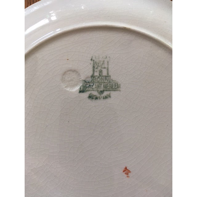 Antique German Game Fish Platter & Plates Set For Sale - Image 11 of 11